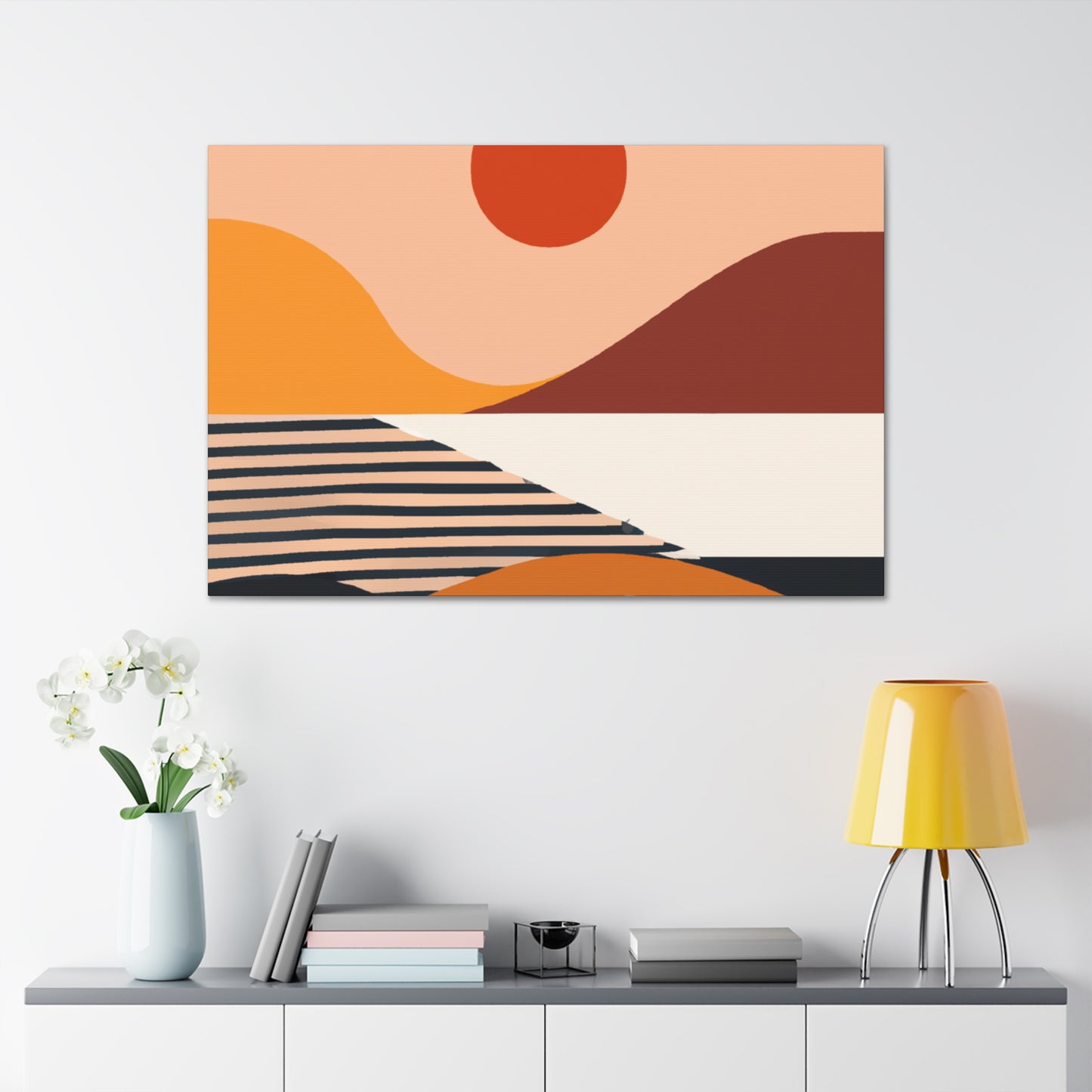 Glimpse of White - Minimalism - Canvas