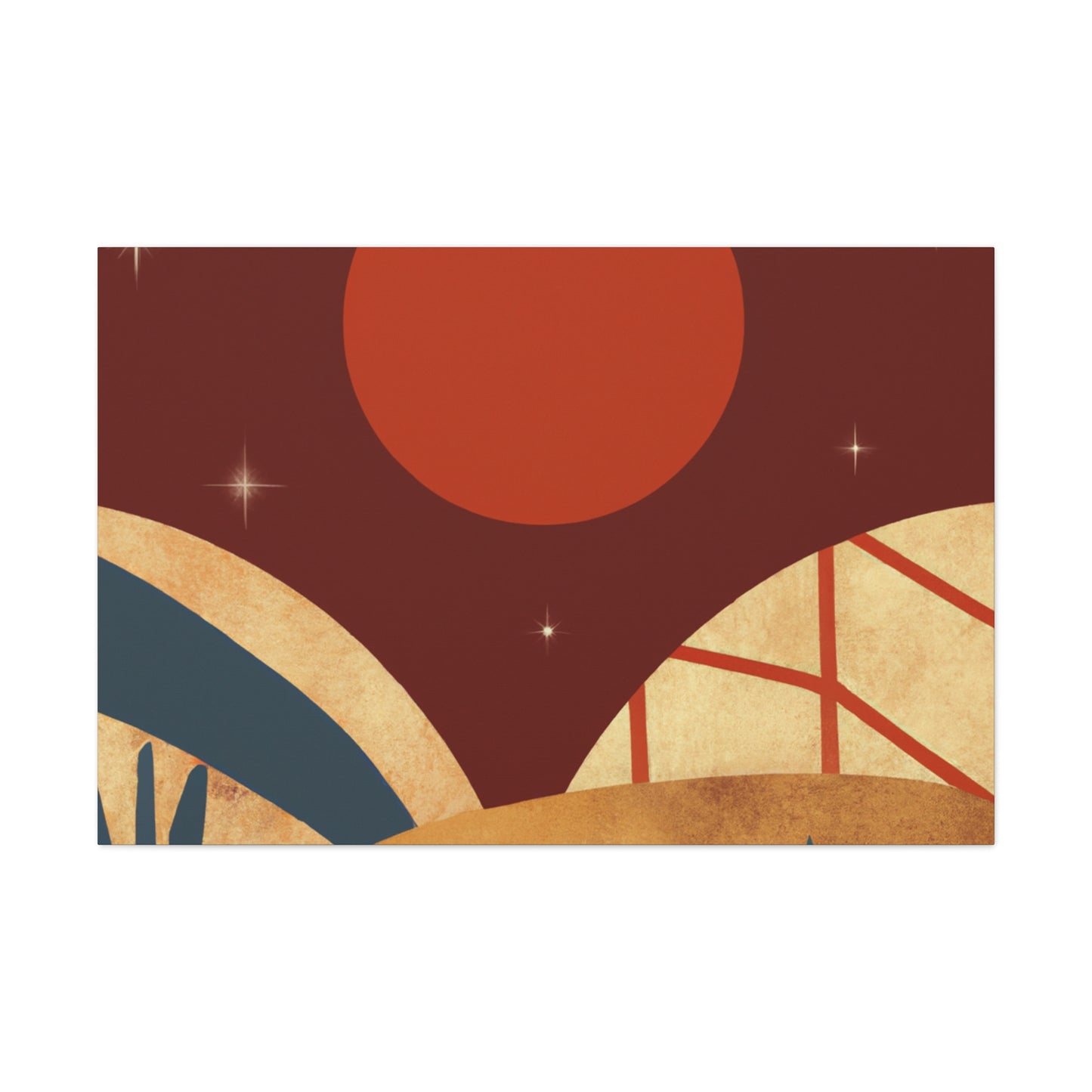 Faded Funk - Midcentury - Canvas