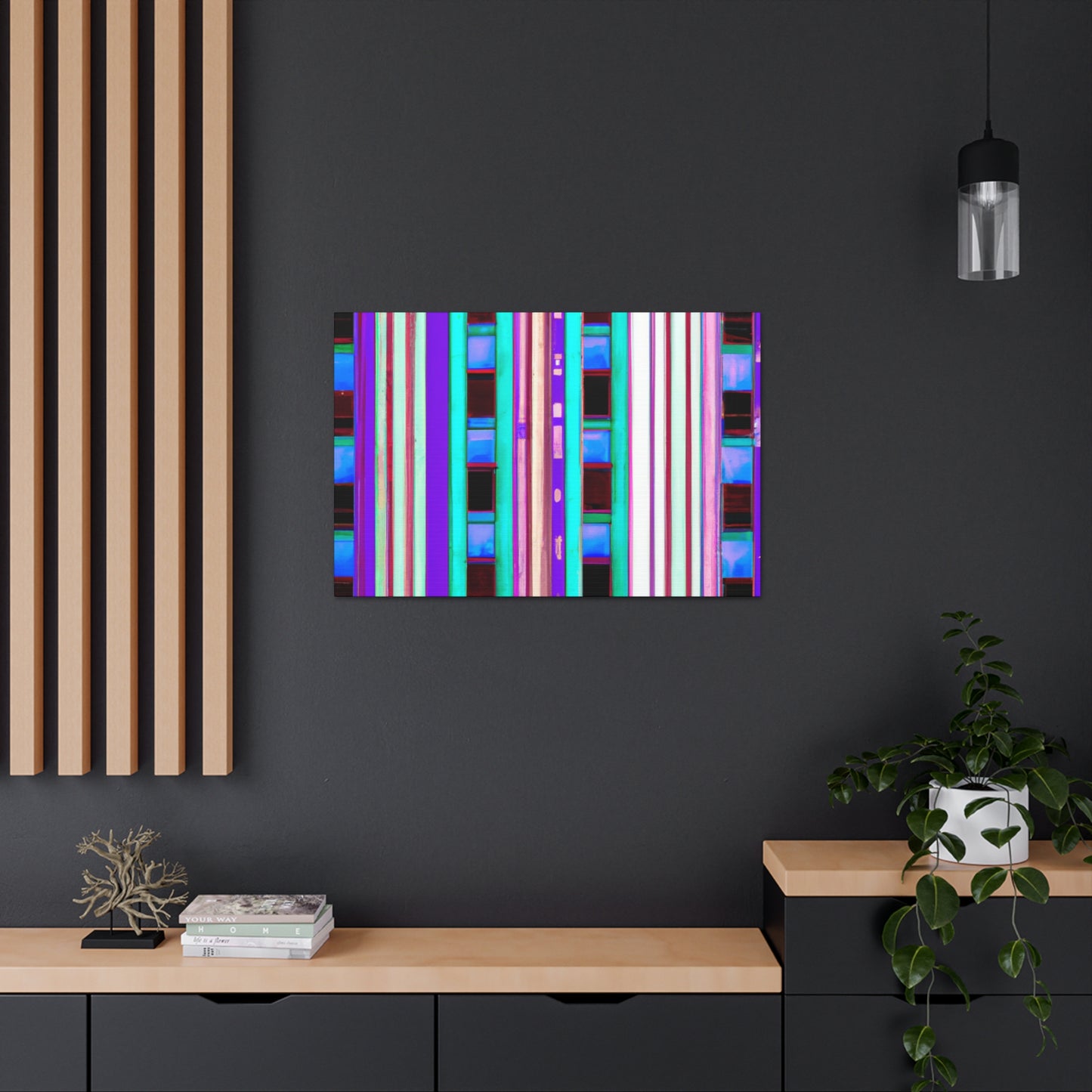 Luminous Metropolis - Architectural Canvas