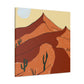 The Eliza - Vintage Contemporary - Desert = Canvas