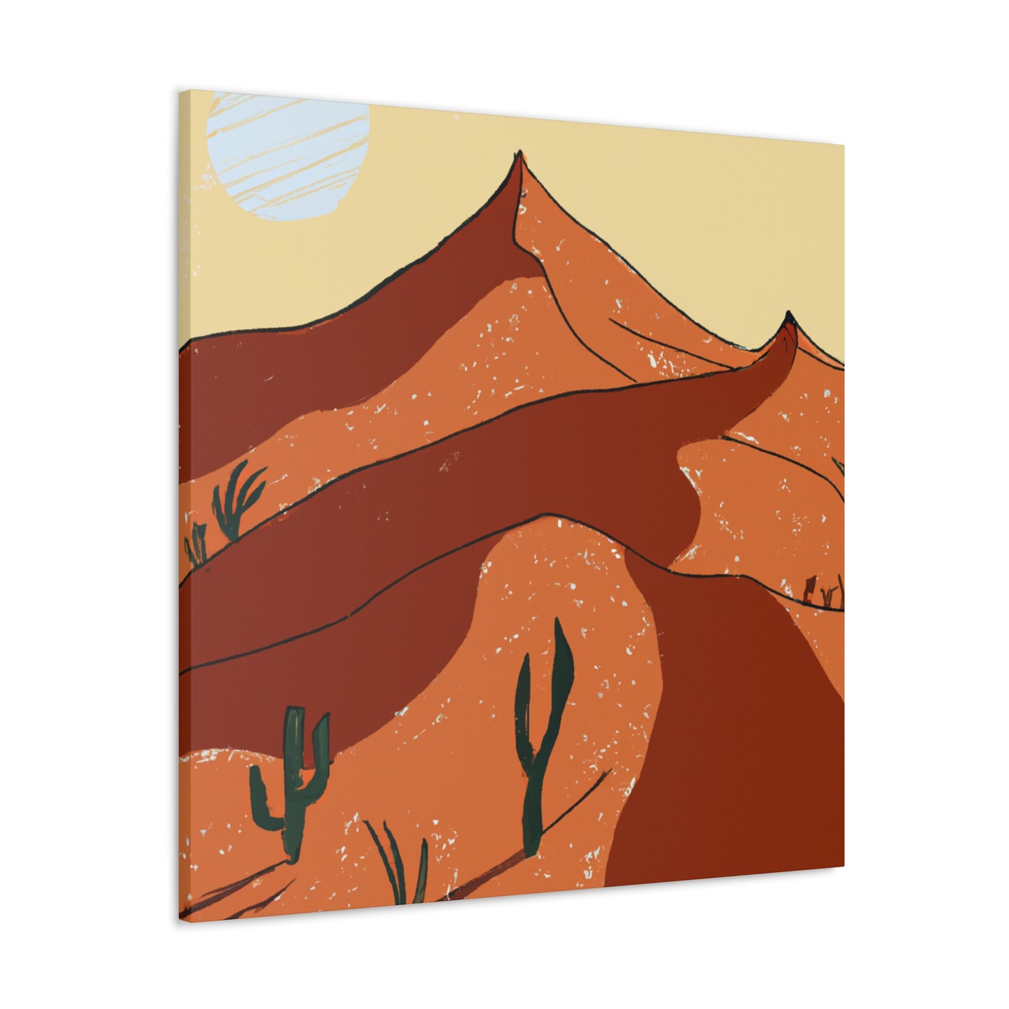 The Eliza - Vintage Contemporary - Desert = Canvas
