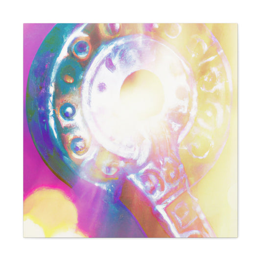 Metallic Mayan Majesty - Art Deco Canvas