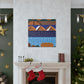 Blue RIver - Midcentury Canvas