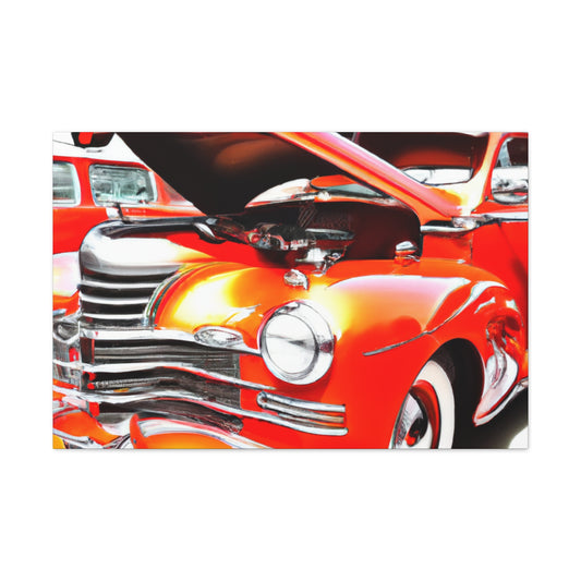Redish Relic - Automobile Canvas