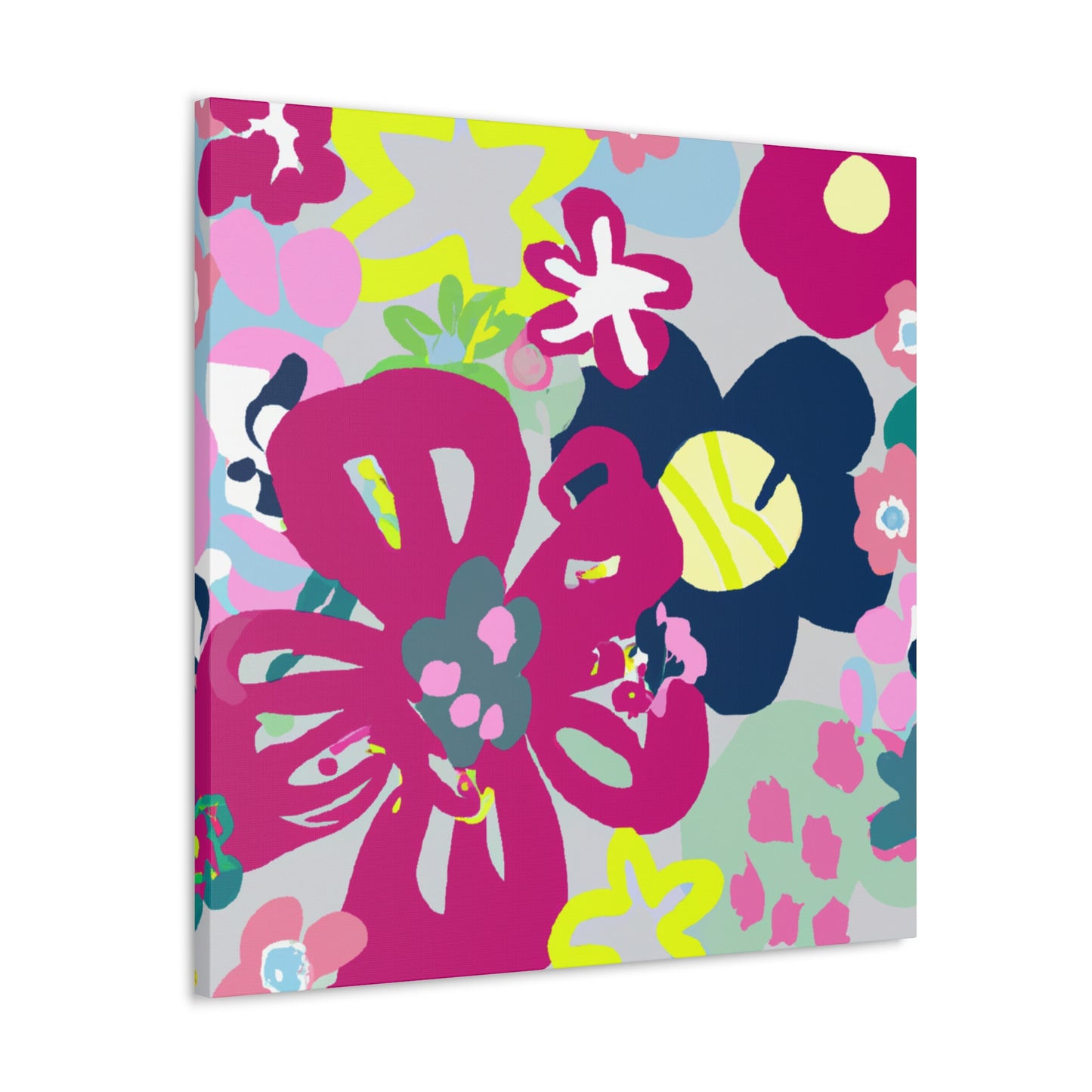"Petals of Passage" - Floral Canvas