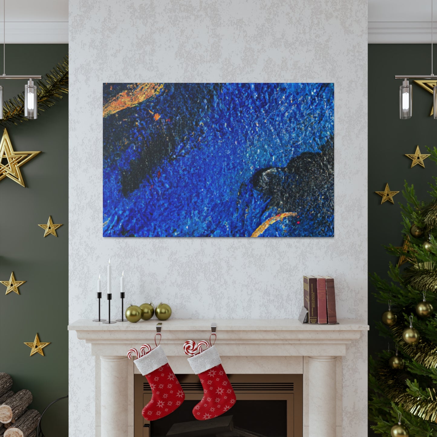 Deep Water - Abstract Canvas