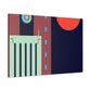 Vibrant Burst - Midcentury - Canvas