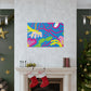 Flower Fling - Retro Design Floral Canvas