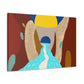 River Canyon - Midcentury Canvas