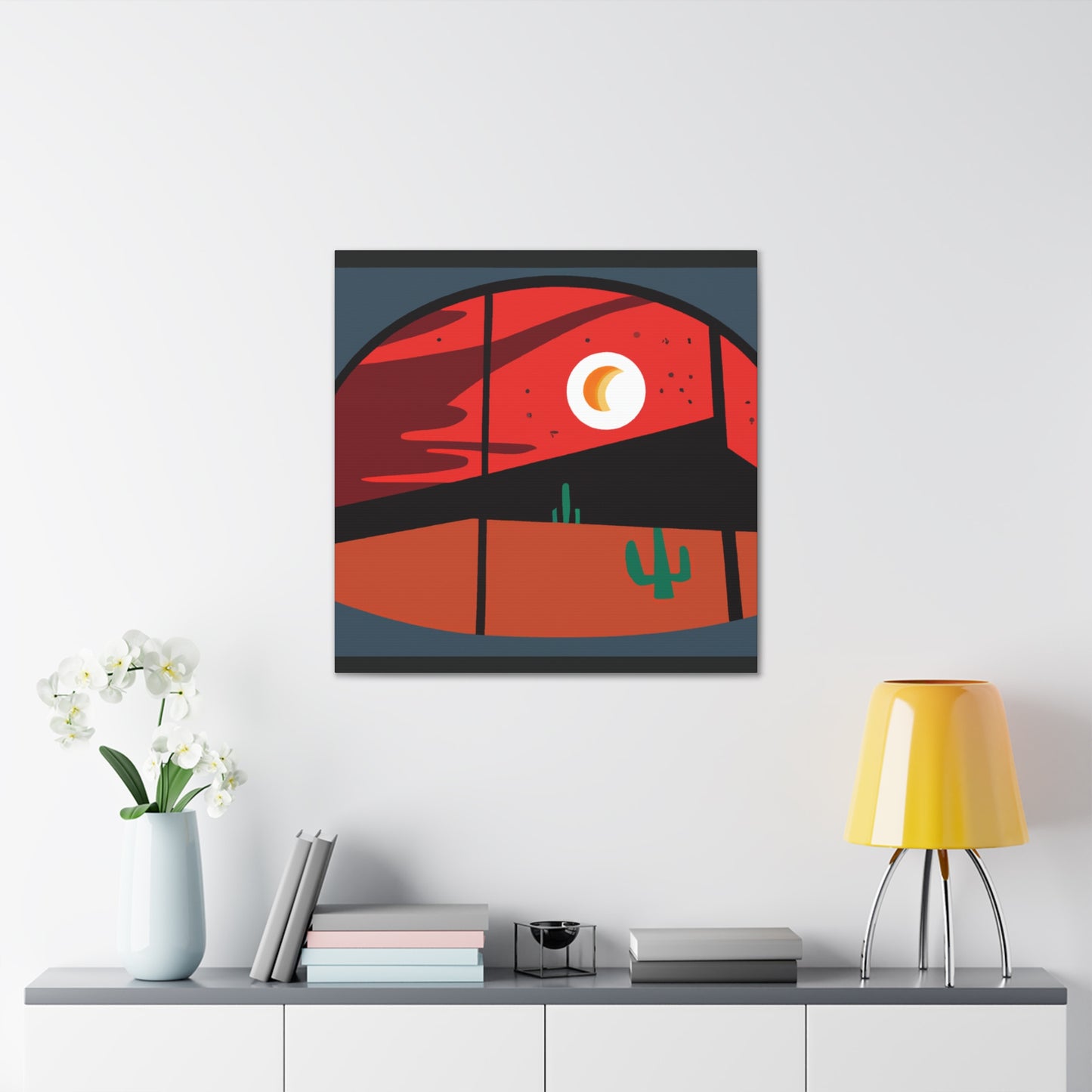 Aurora Bloom- Midcentury - Canvas