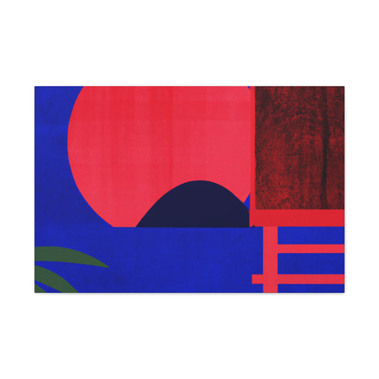 Twisted Teardrop - Midcentury - Canvas