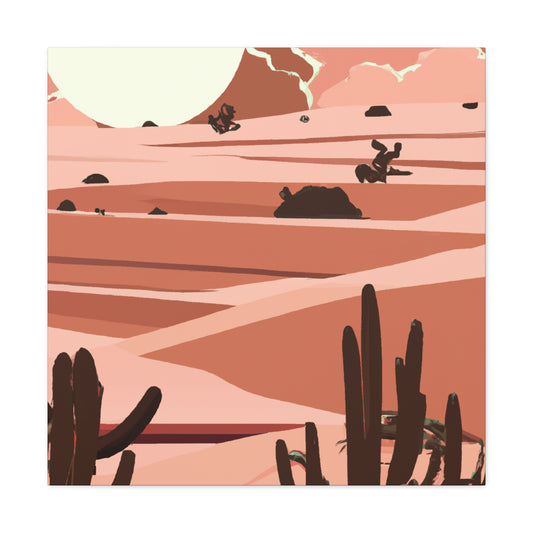Charlotte's Web - Vintage Contemporary - Desert - Canvas