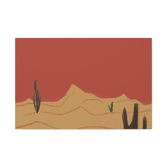 Desert Stage - Vintage Contemporary - Desert - Canvas