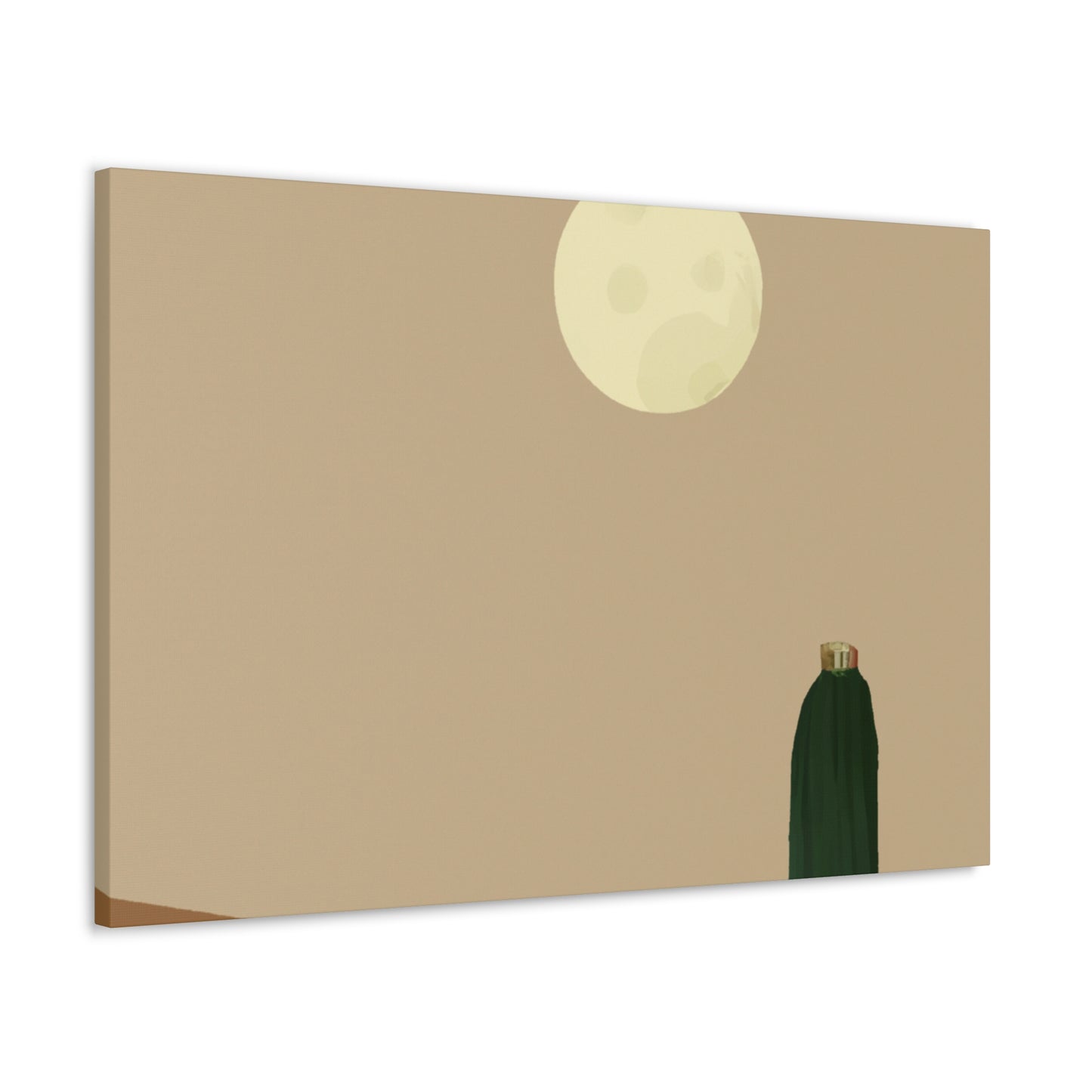 "Scalloped Elegance - Vintage Contemporary" - Desert Canvas