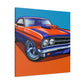 The Mustang Streaker - Automobile - Canvas