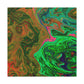 Green Mean - Canvas - Abstract