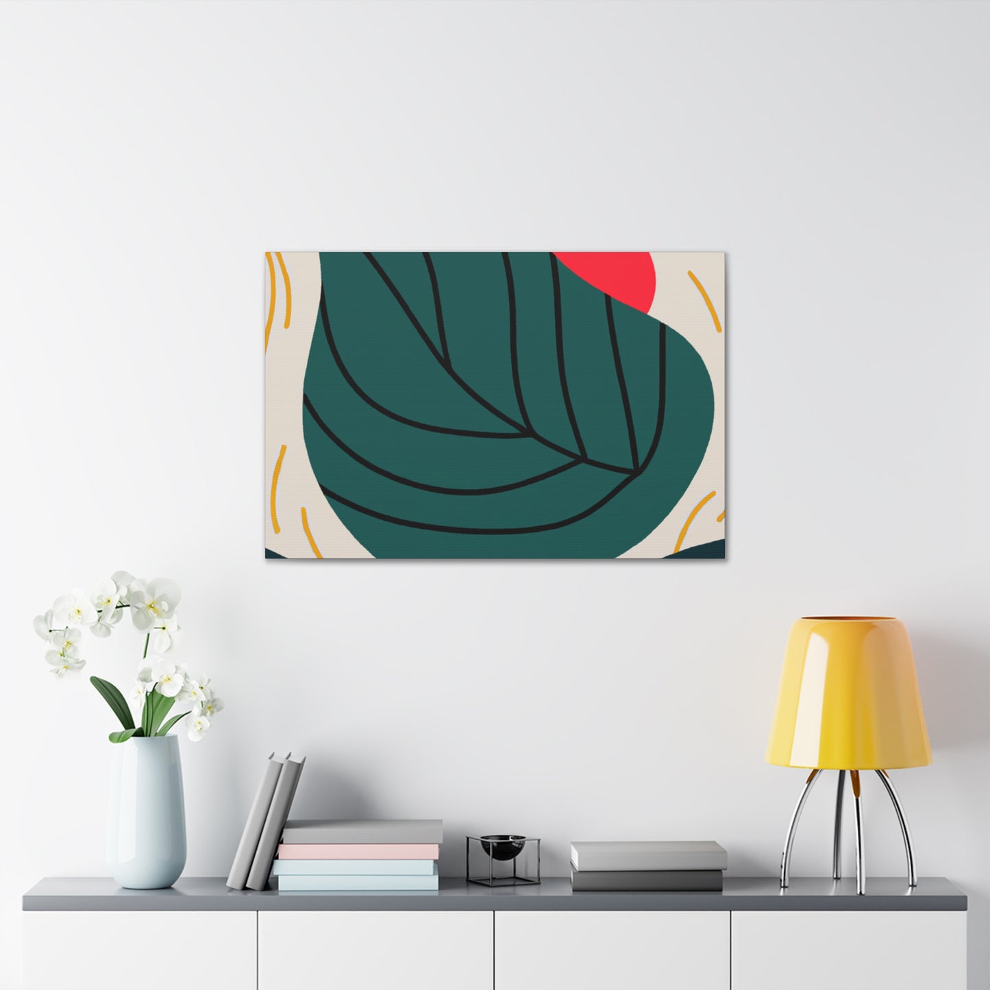Simplicity Leaf - Minimalism - Canvas