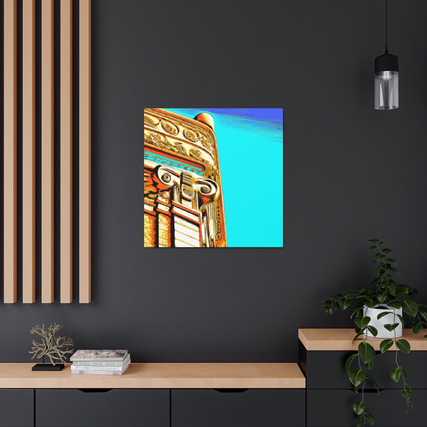 Opulent Palatial Neo-Deco - Canvas Art Deco