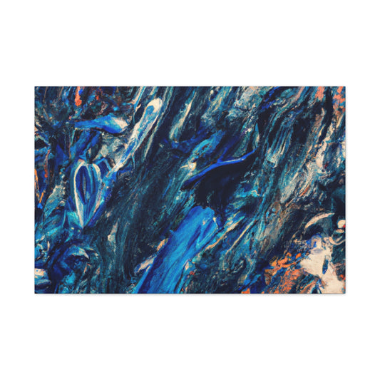 Icey Flow- Abstract Canvas