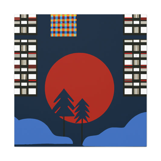 Inspired Recurrence - Midcentury - Canvas
