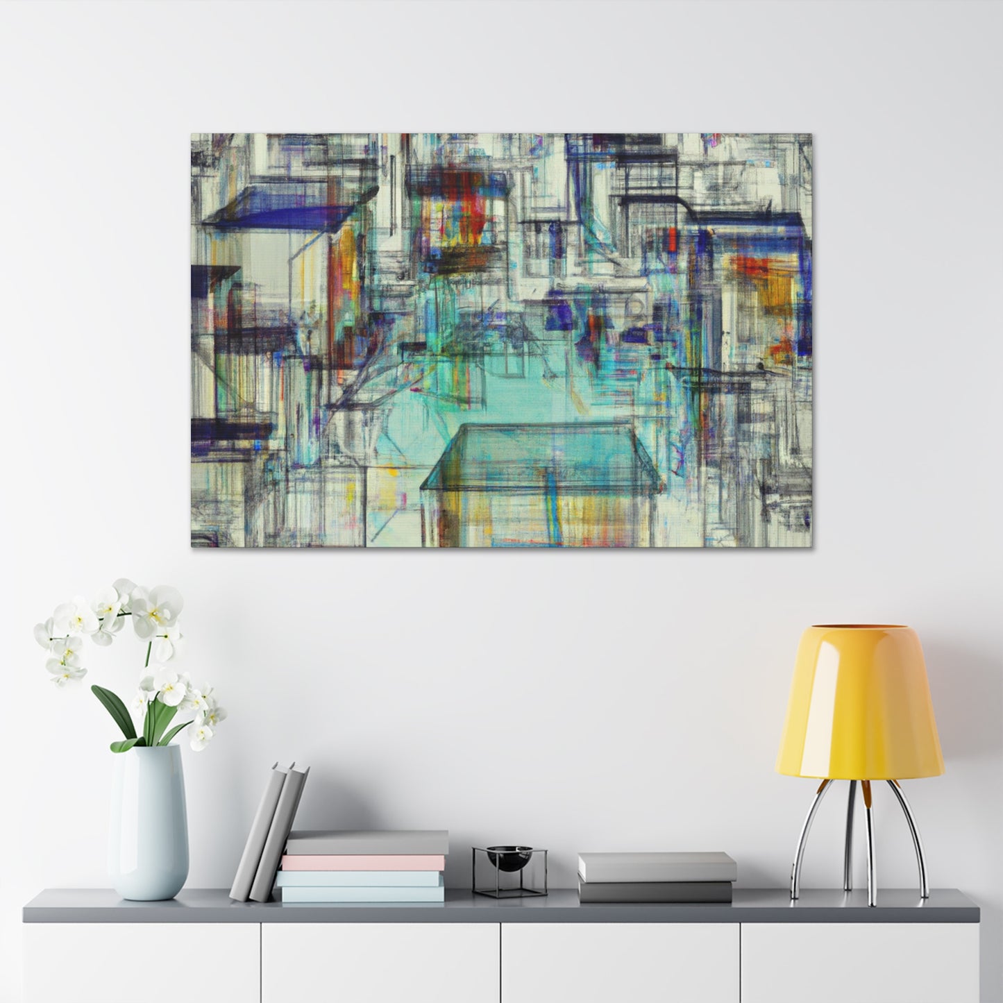 Vermeer. - Architectural - Abstract - Canvas