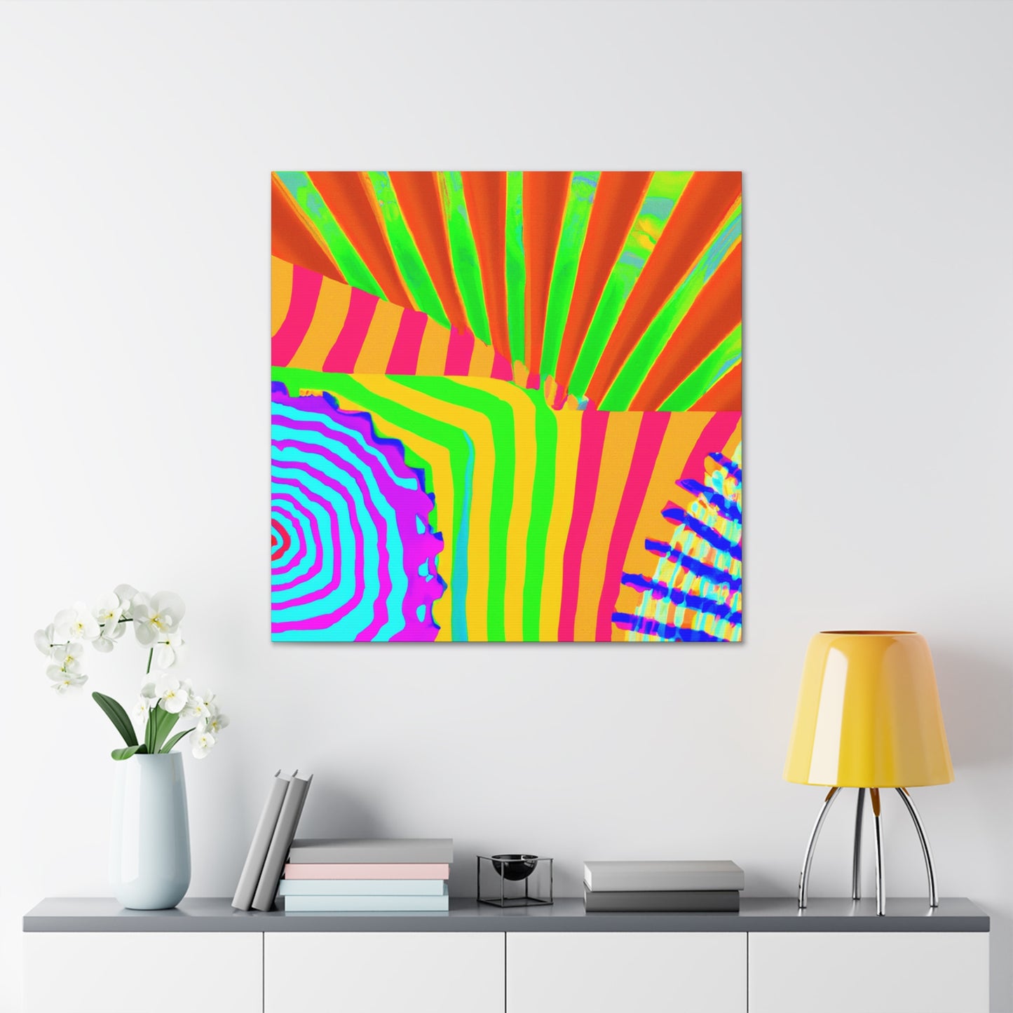 Aqua Luminesce - Abstract - Canvas