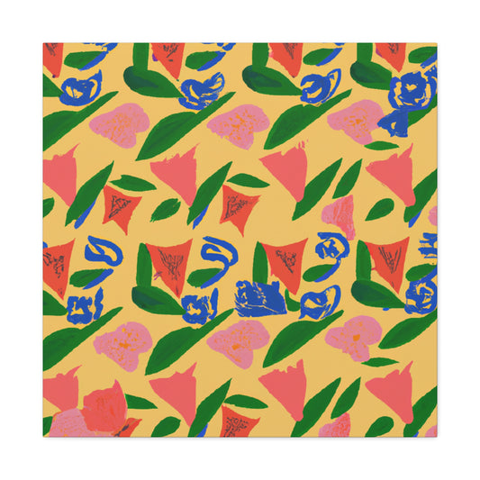Primrose - Floral - Canvas