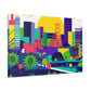 Llama Fiesta - South America - Canvas
