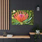 Floral Scroll Garden Print - Canvas - Floral