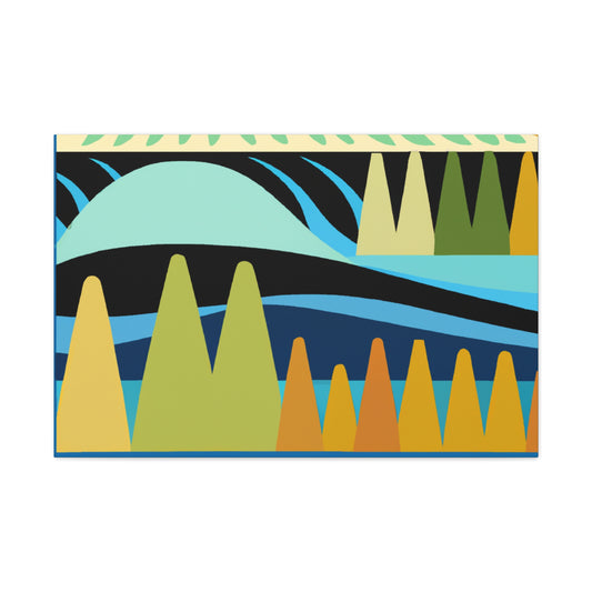 Forrest Play - Midcentury Canvas