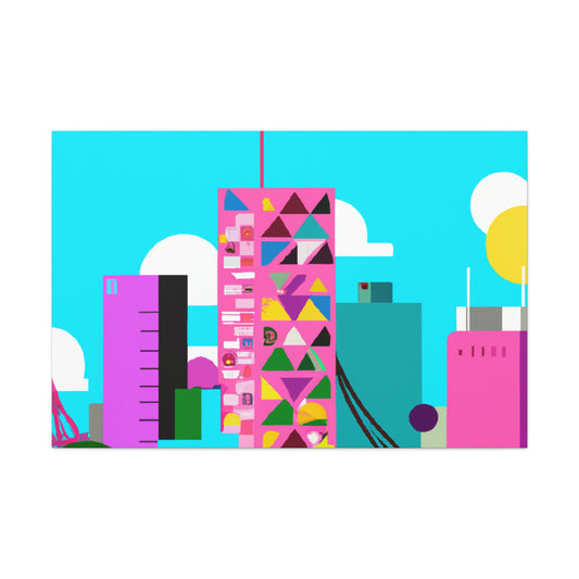 Llama-landia - South America - Canvas