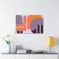 Modernist Pyramid- Midcentury - Canvas