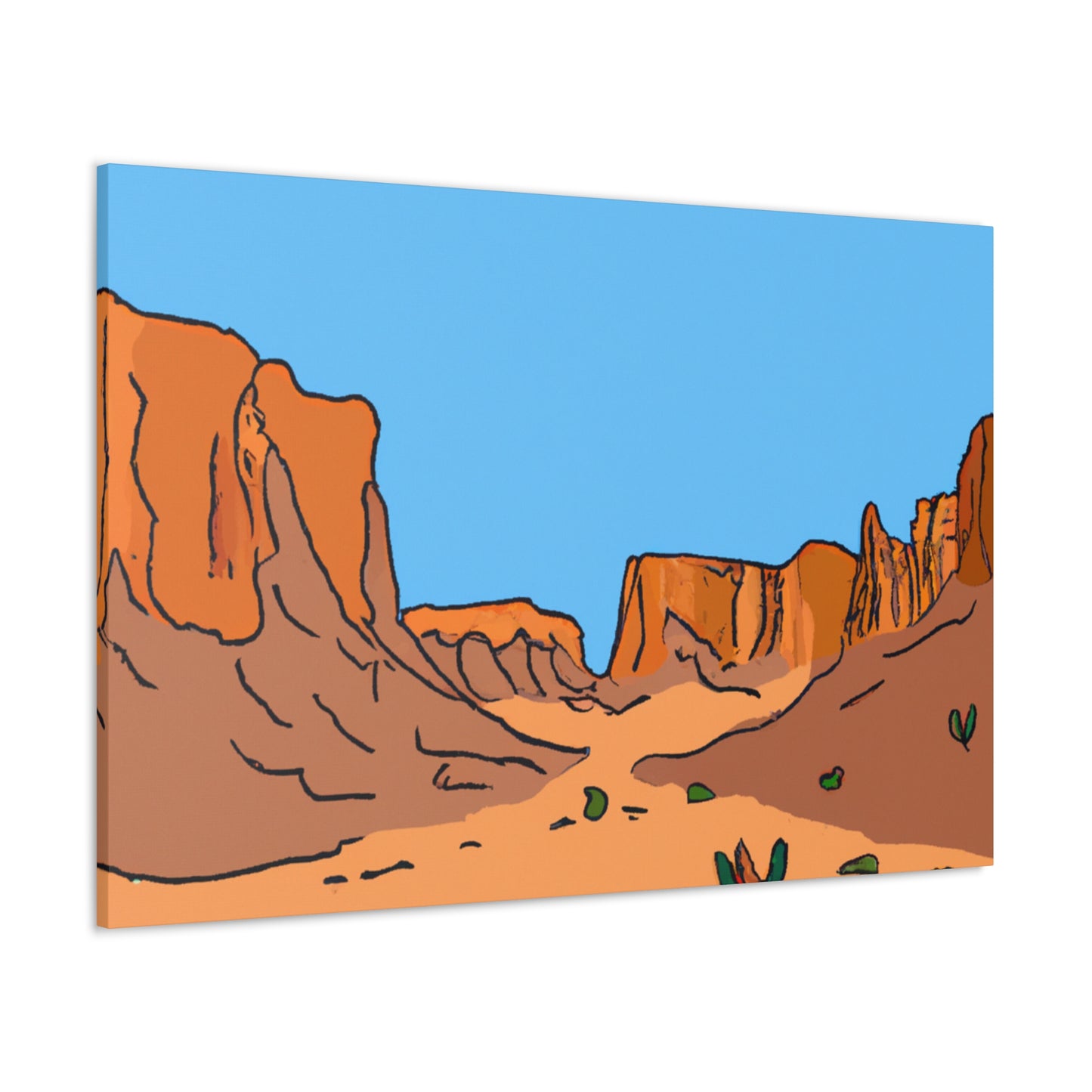 Desert Mirage- Landscape - Canvas
