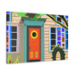Vibrance Fiddle- Midcentury - Canvas