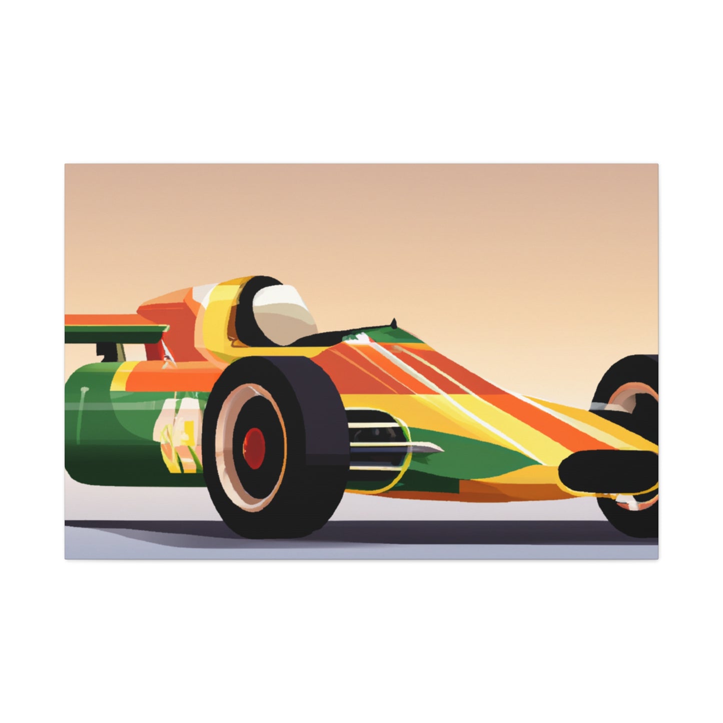Lightning Flash - Automobile - Canvas