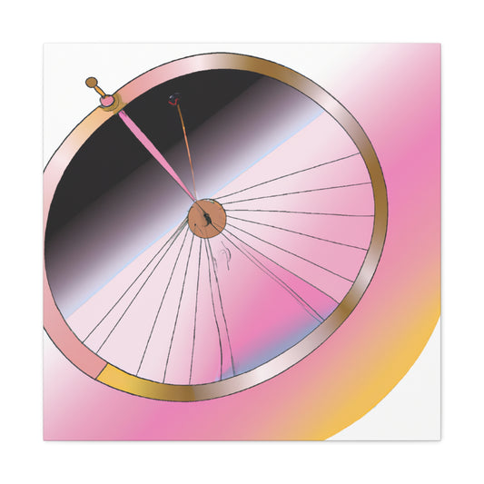 "Wheel Moderne" - Art Deco Canvas