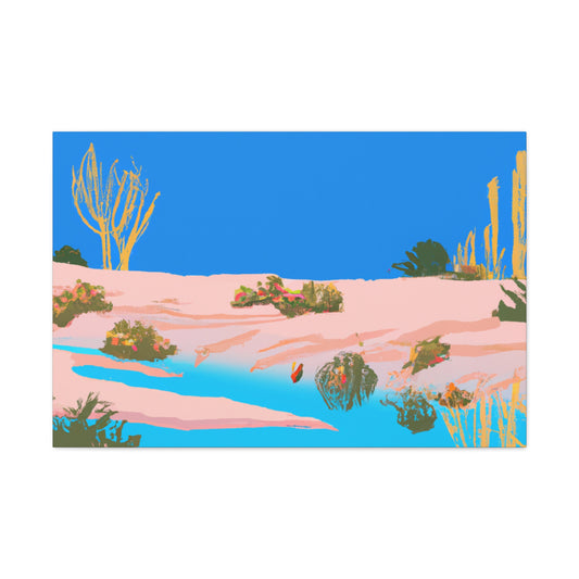 Blue Desert Mirage – Landscape - Canvas