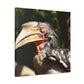 Scary Feathers - Canvas - Wildlife