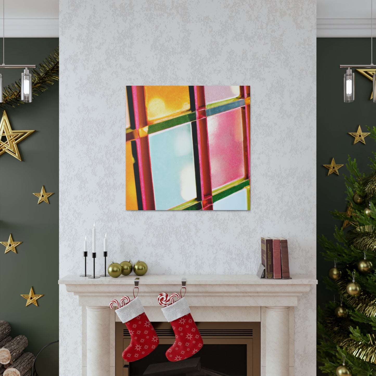 Jeweled- Glass Canvas