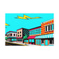 Jukebox Alley - Pop Art Canvas