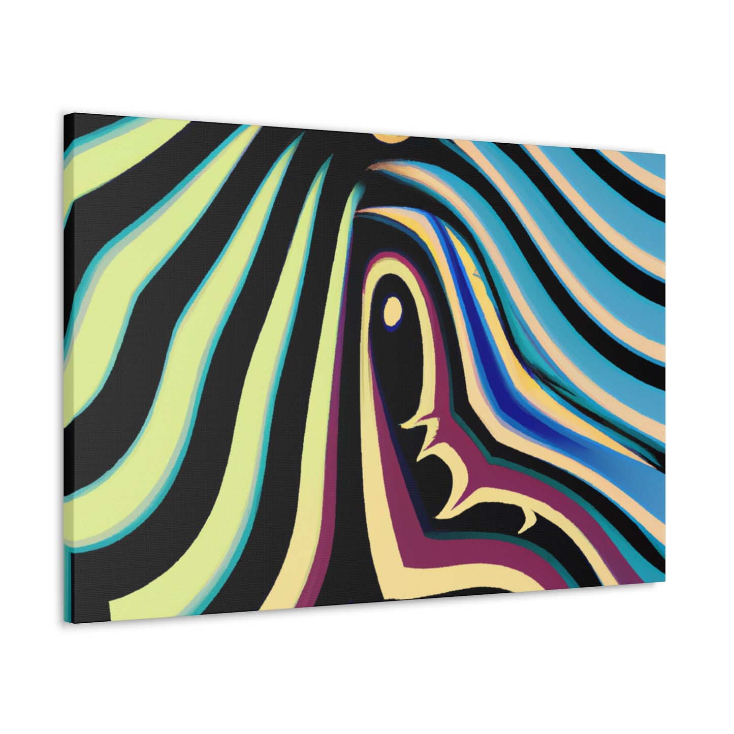 Azureaux- Abstract - Canvas