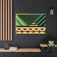 Flecked Feathered Friend - Midcentury Canvas