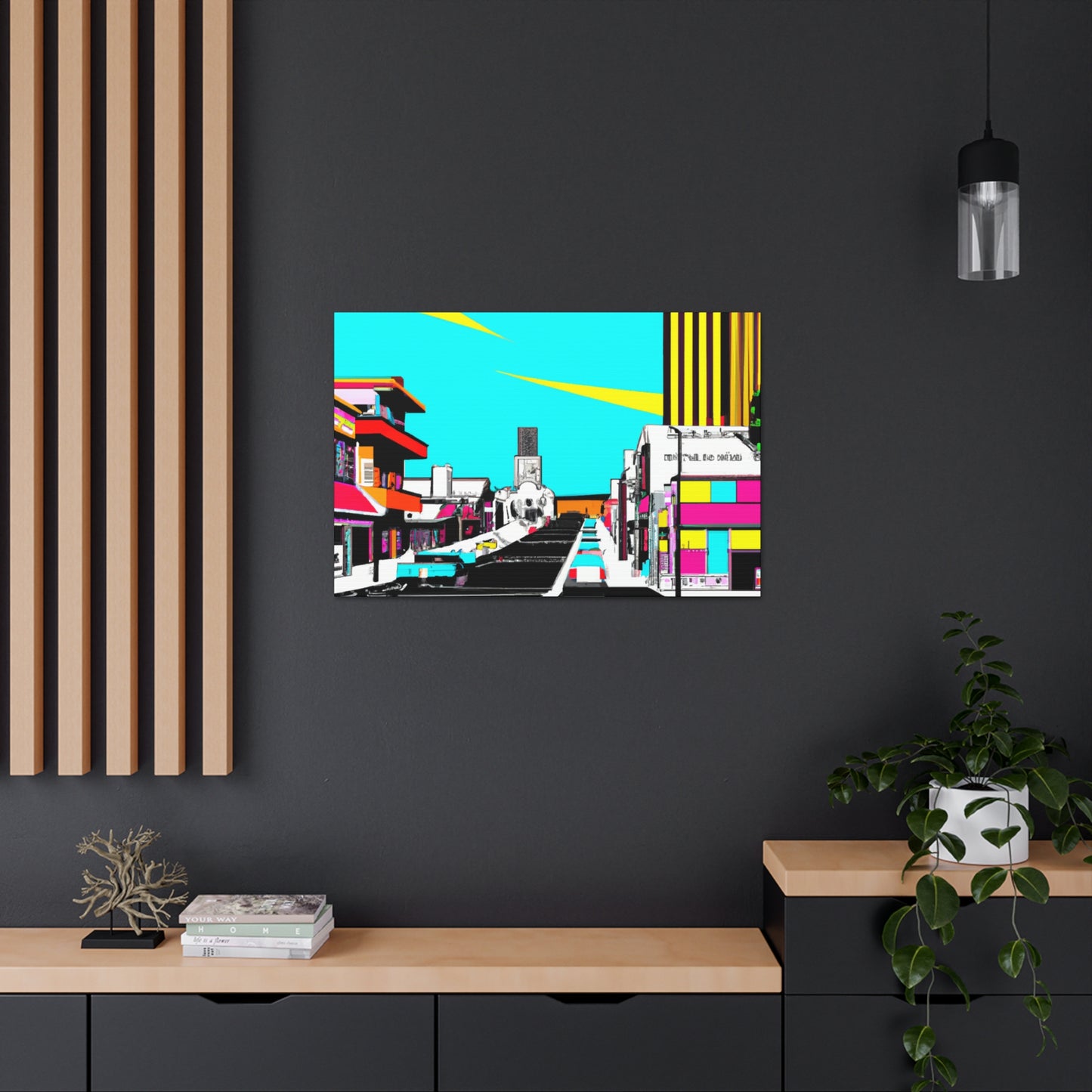 Futuristic Alley - Canvas Pop Art
