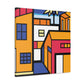 "Elegant Swirls - Midcentury" - Canvas