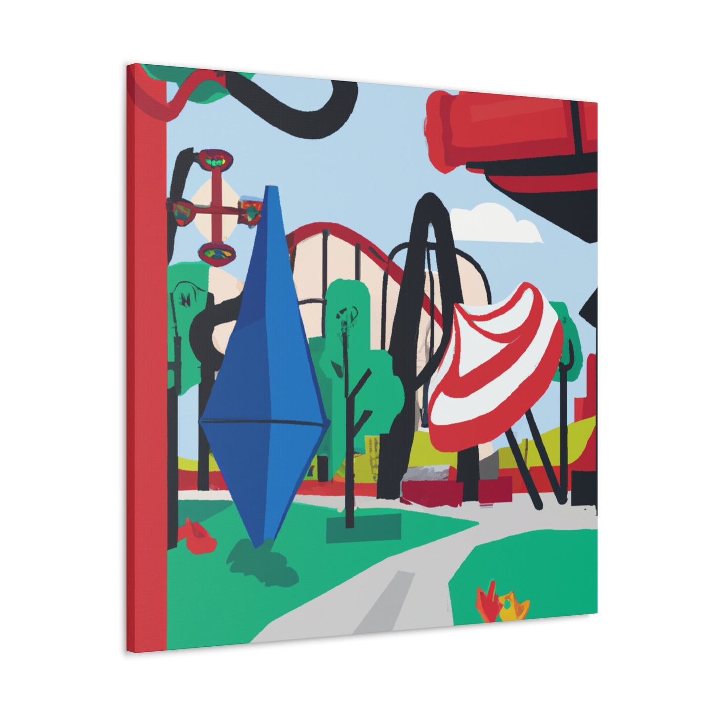 Greenvale - Landscape - Amusement - Canvas