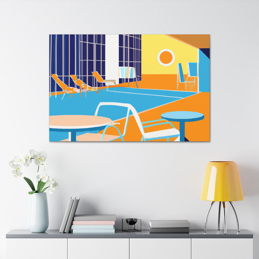 Water Wonder - Midcentury - Canvas