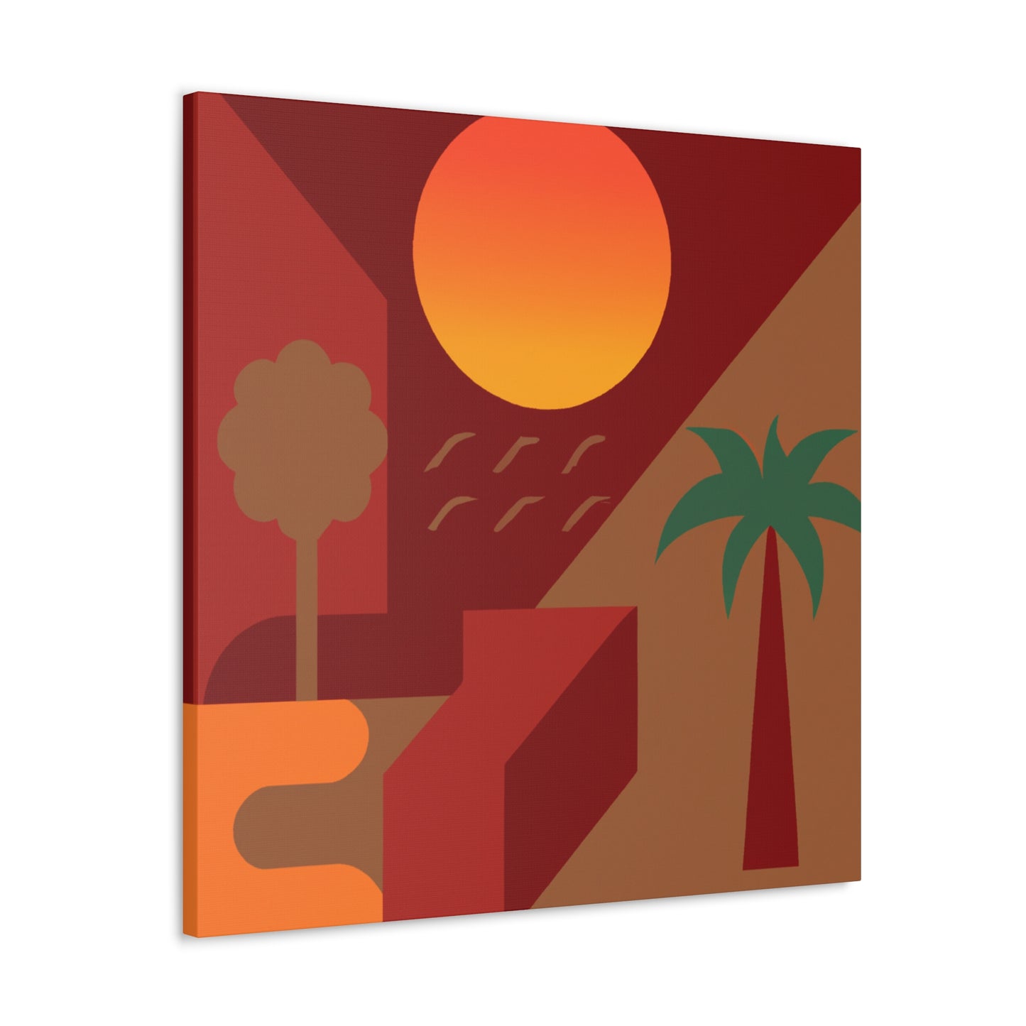 Utopia Bubble- Midcentury - Canvas