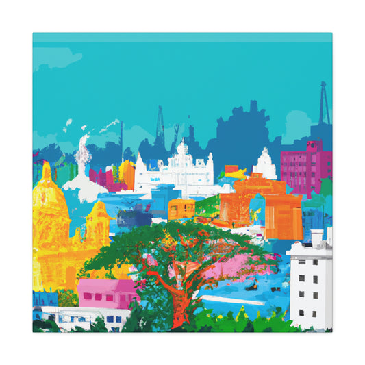 Ajanta Hills - Destination India - Canvas