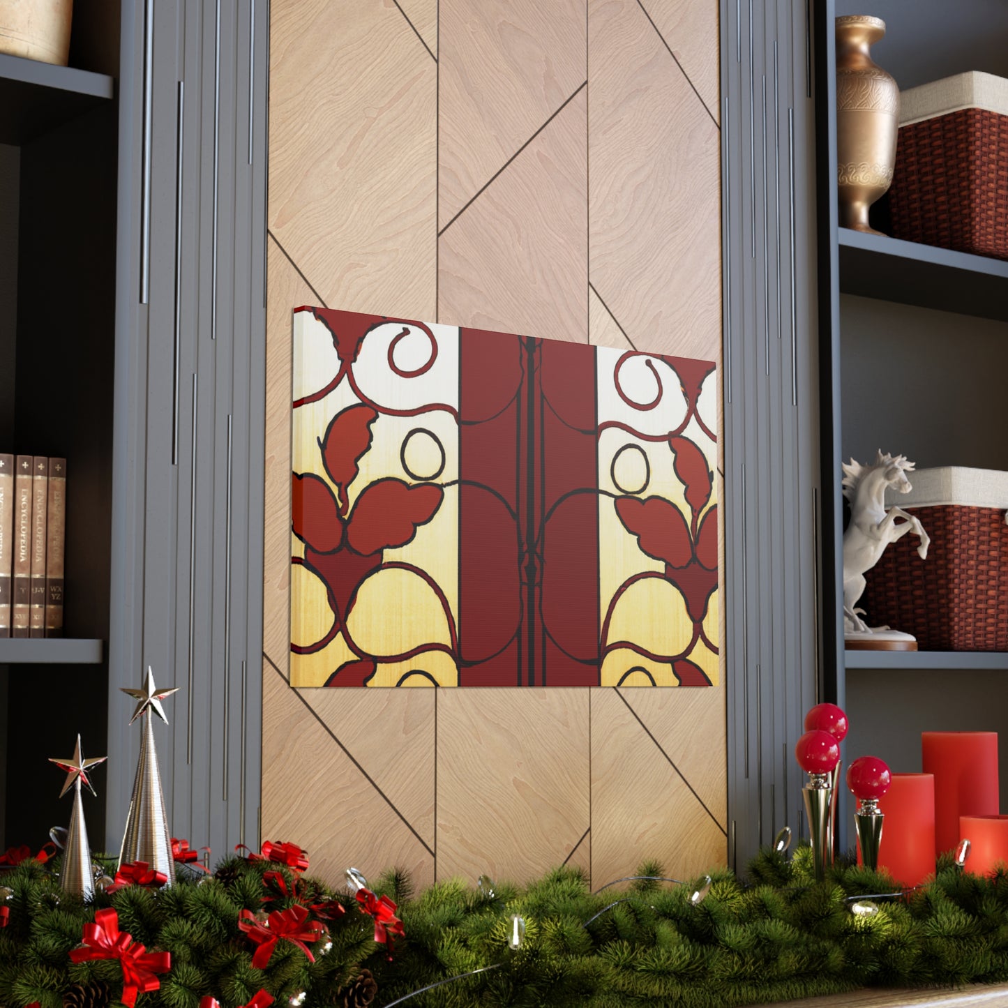Fall Leaf - Glass Canvas