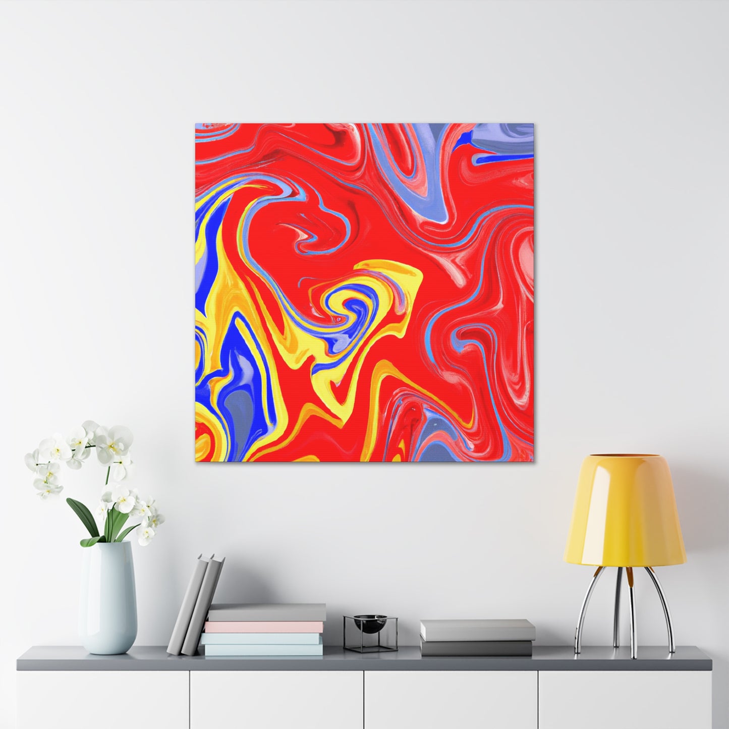 Aqua Aurora - Abstract - Canvas